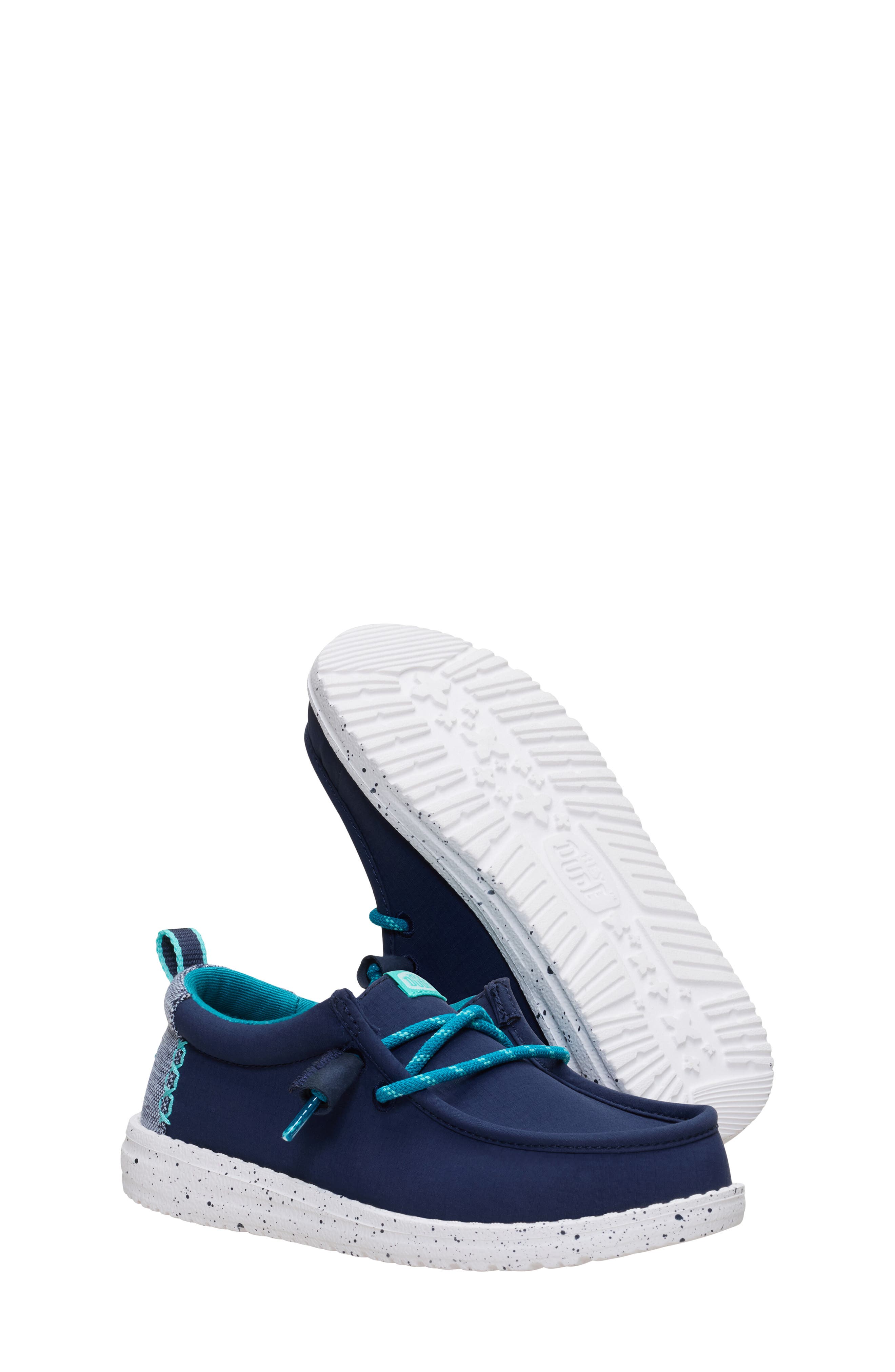 Hey Dude Kids' Mini Wally Ripstop Slip-On Shoe, Alternate, color, 