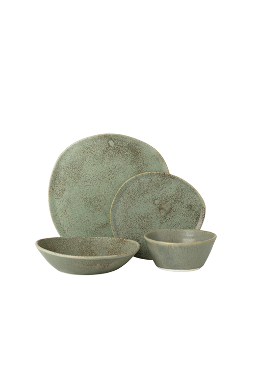 Haand Ripple Dinner Setting Set In Gray