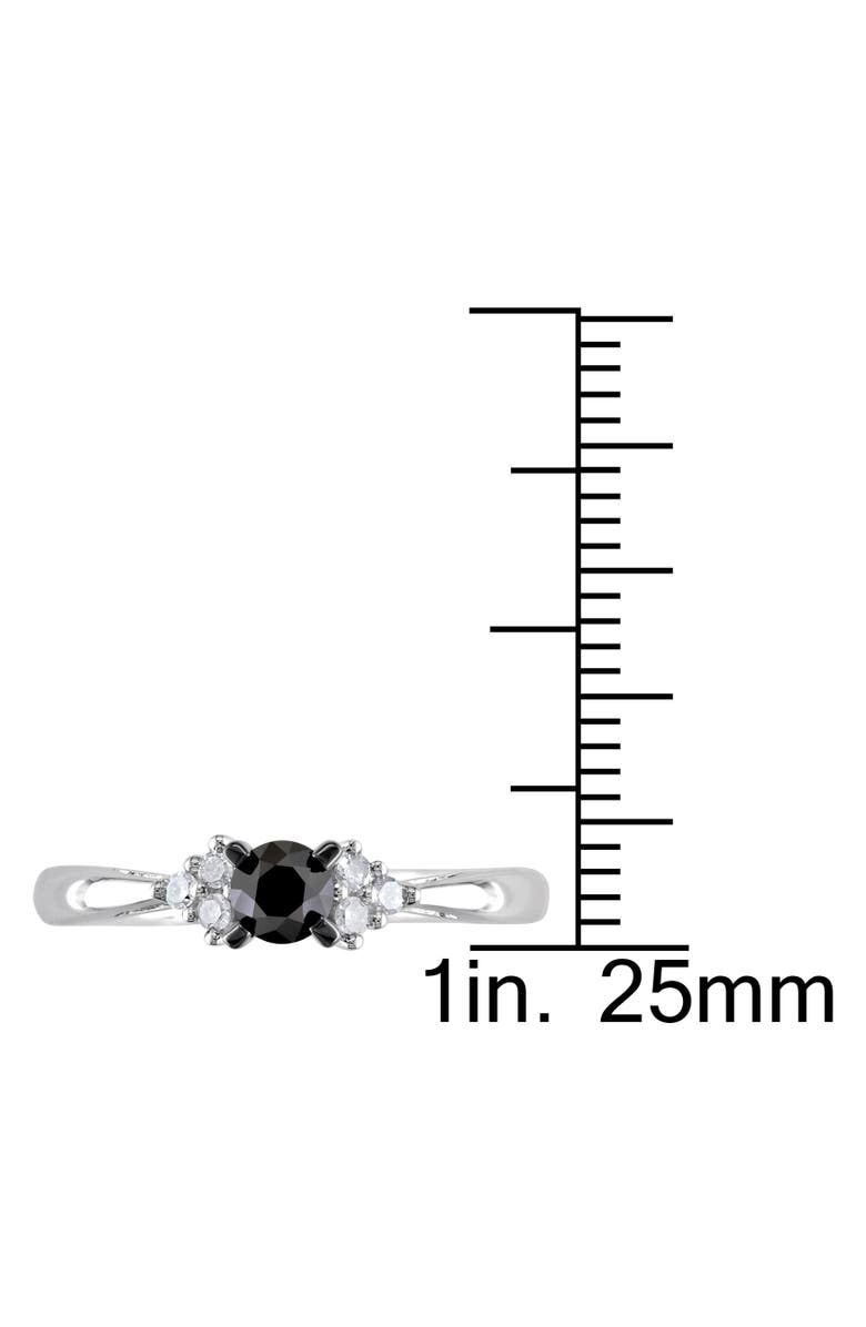 Julianna B. 1/2 CTW Black & White Diamond Engagement Ring, Alternate, color, Diamond