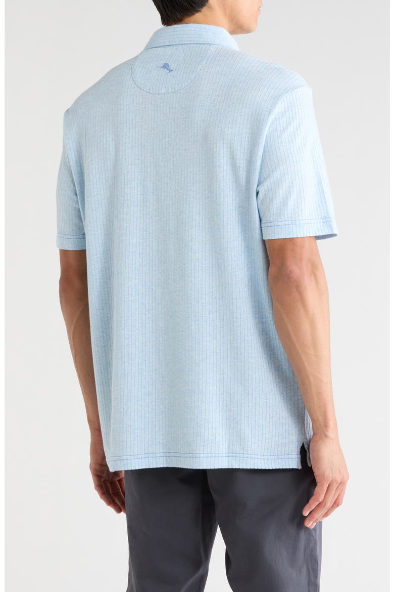 LUZIA BEACH POLO, Alternate, color, DUSK BLUE HEATHER