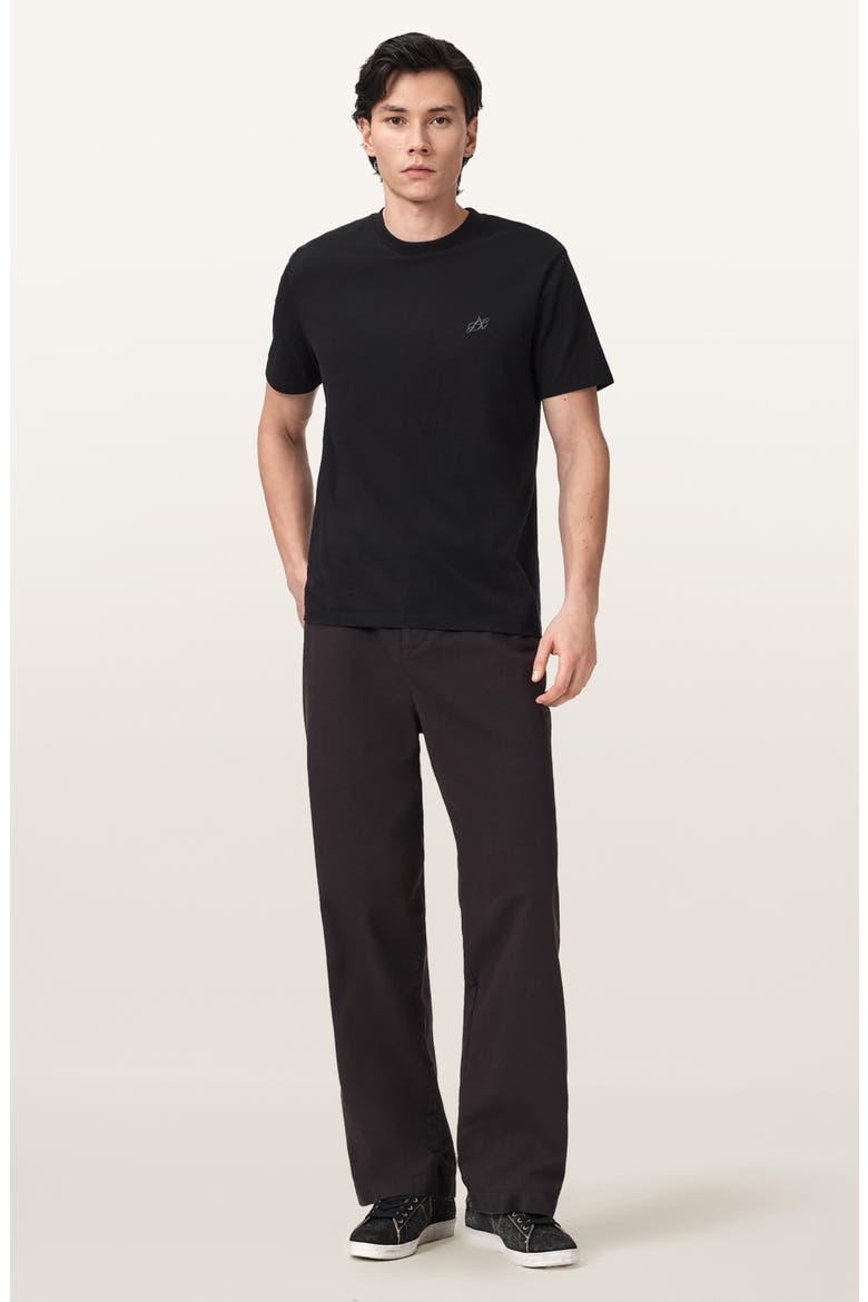 Cipher Relaxed T-Shirt, Alternate, color, JET BLACK