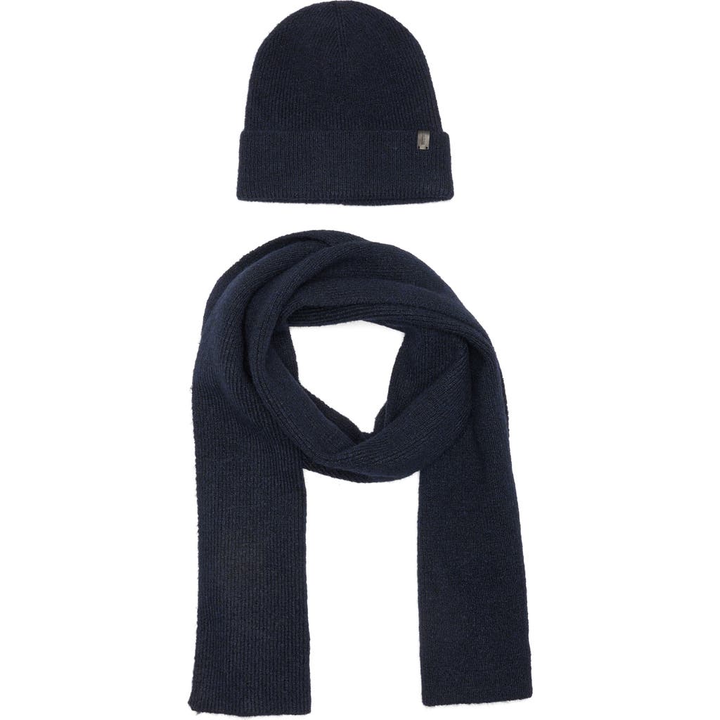 Allsaints Fuzzy Beanie & Scarf Gift Set