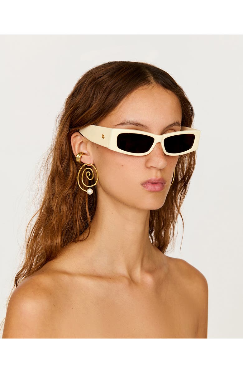 Éliou Espiral Spiral Frontal Hoop Earrings, Alternate, color, Gold Plated