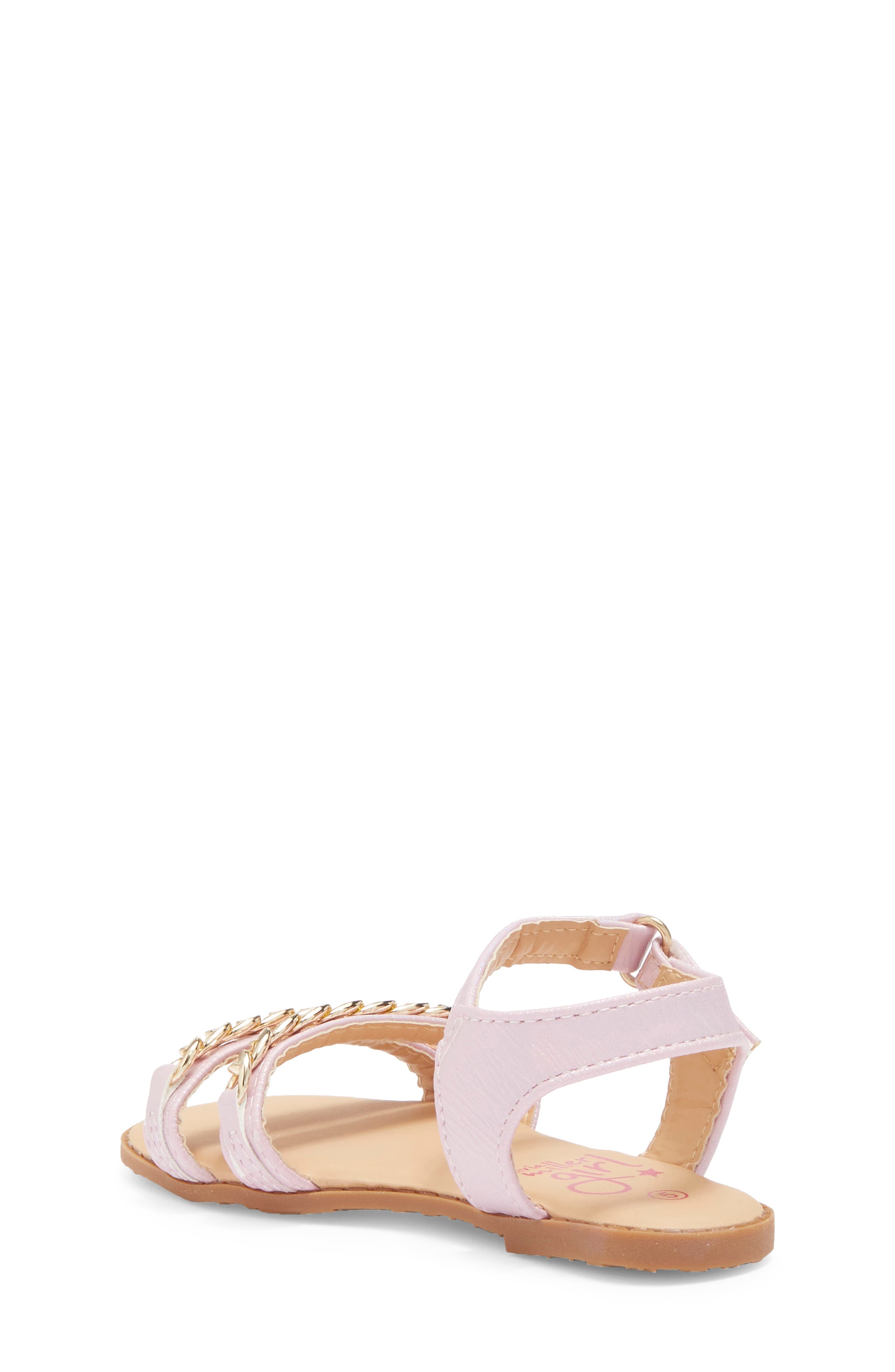 OLIVIA MILLER Kids' OMG Chain Sandal, Alternate, color, 