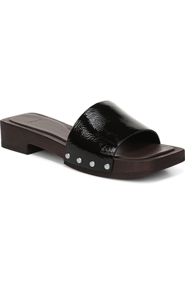 Vince Barbara Platform Slide Sandal, Main, color, Black