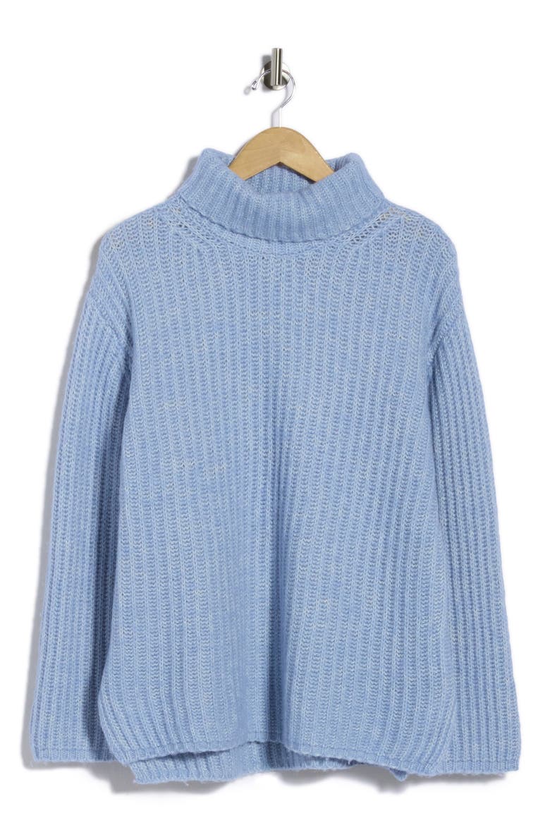 Anja Turtleneck Sweater, Alternate, color, LIGHT BLUE