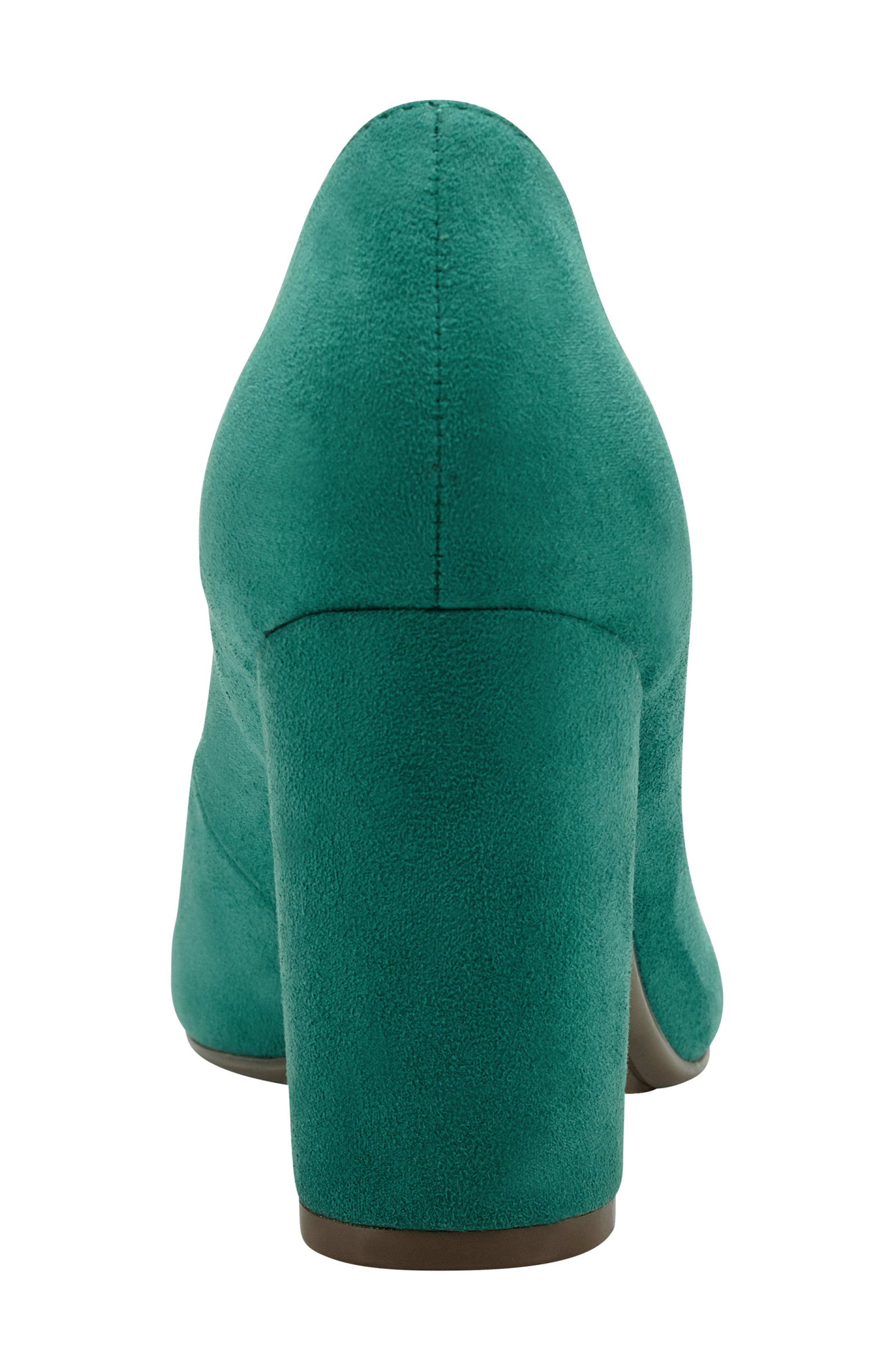 Georgy Block Heel Pump, Alternate, color, DARK GREEN 300