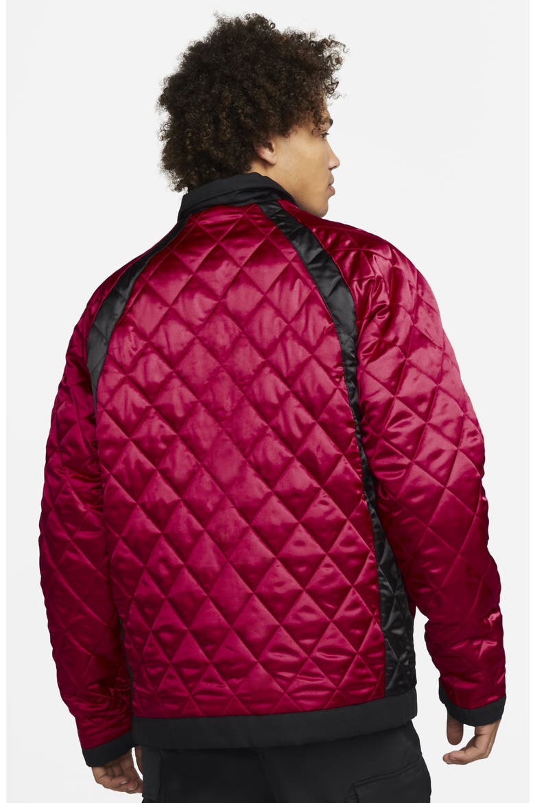 Flight Heritage Reversible Jacket, Alternate, color, BLACK/ MYSTIC HIBISCUS