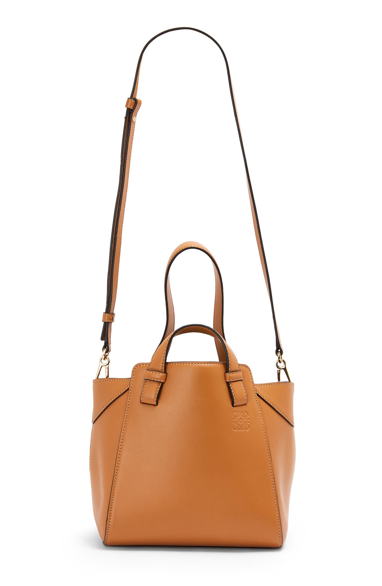 Loewe Hammock Nugget Leather Hobo Bag, Main, color, 