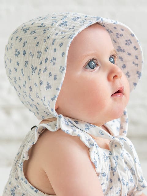Organic Muslin Bonnet (Baby)