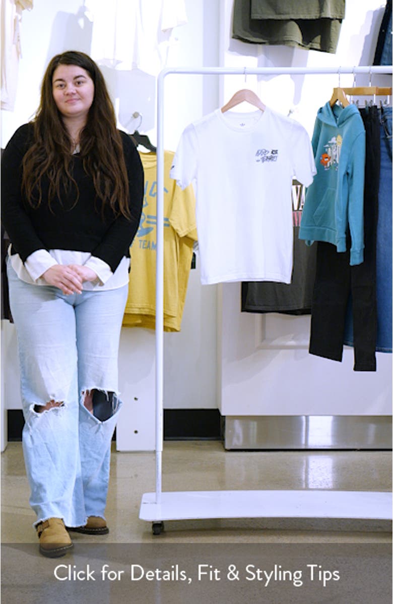 Kids' Market Poster Cotton Graphic T-Shirt, sales video thumbnail