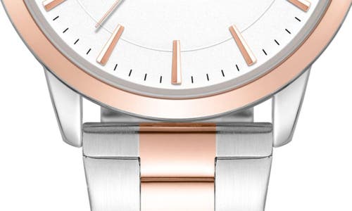 Kenneth Cole Genuine Diamond Two-tone Bracelet Watch, 44mm