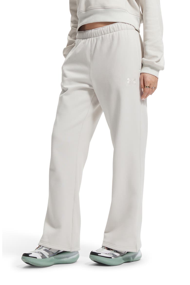 Icon Vida Cotton Blend Fleece Sweatpants, Main, color, SUMMIT WHITE/ SUMMIT WHITE
