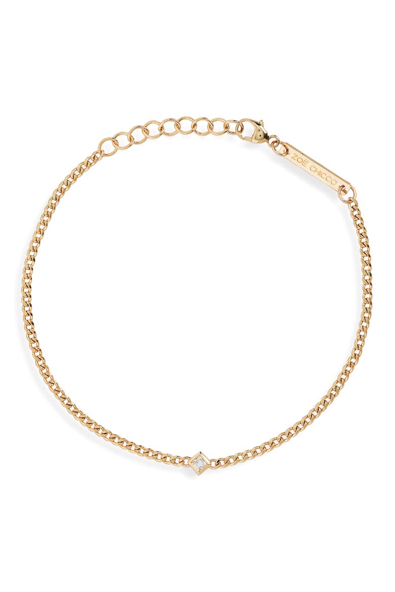 Diamond Pendant Bracelet, Main, color, YELLOW GOLD