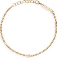 Zoë Chicco Diamond Pendant Bracelet