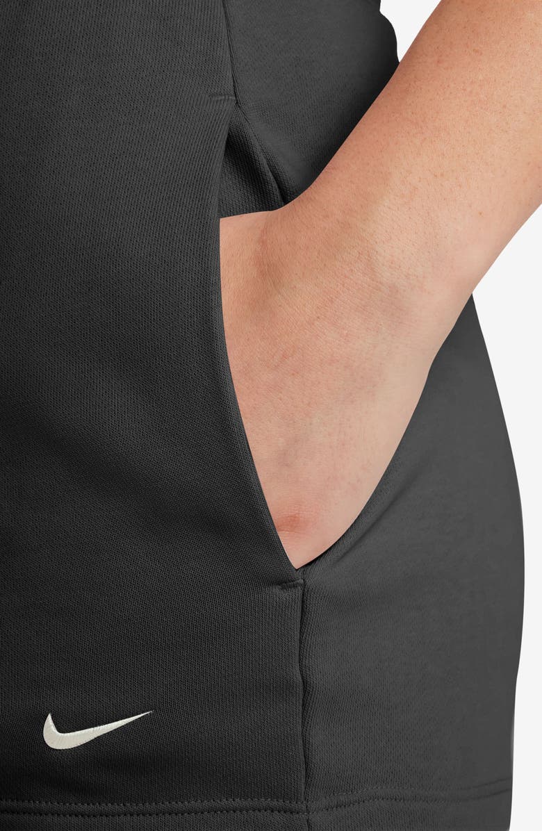 Nike Chill High Waist French Terry Shorts, Alternate, color, 