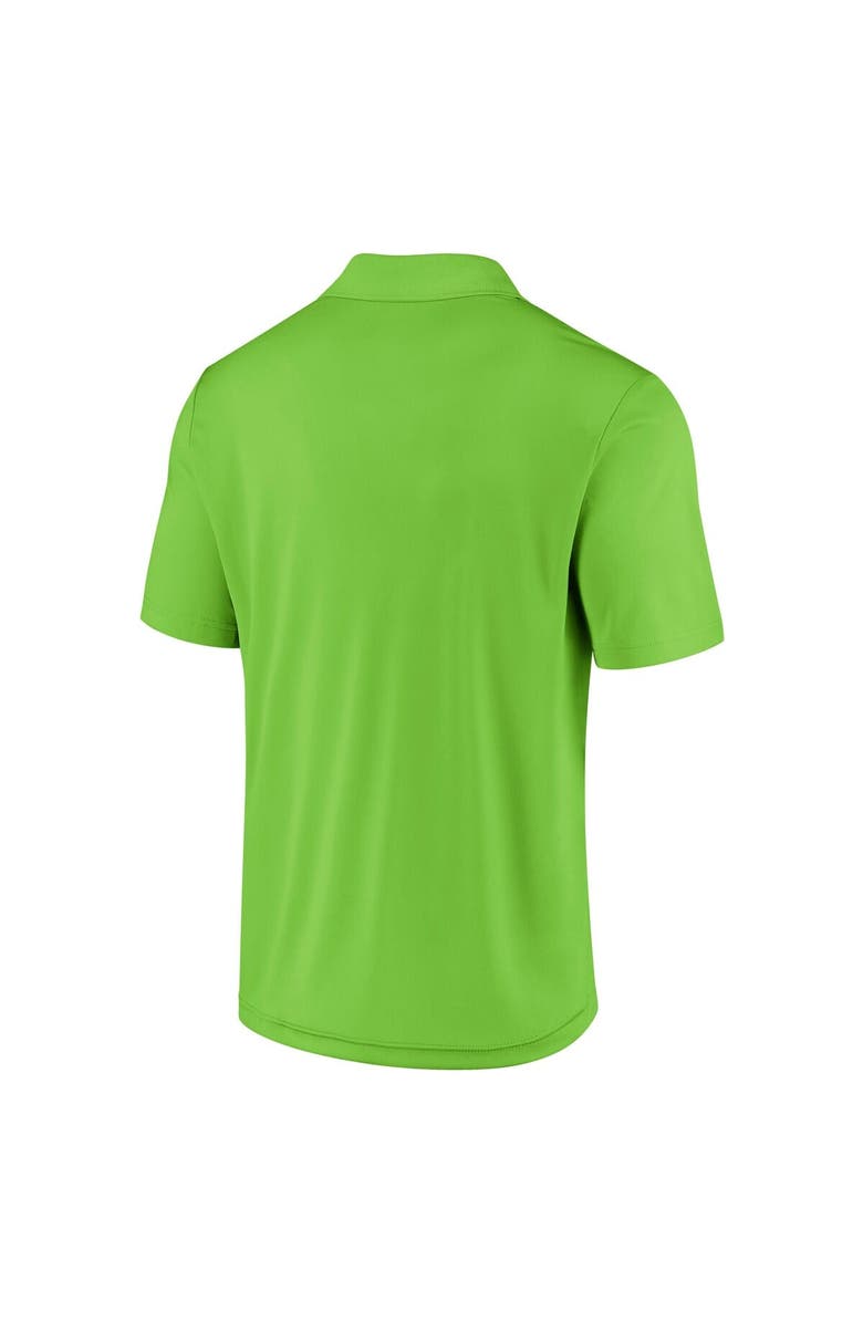 FANATICS Men's Fanatics Neon Green Seattle Seahawks Push Back Polo, Alternate, color, Neon Green