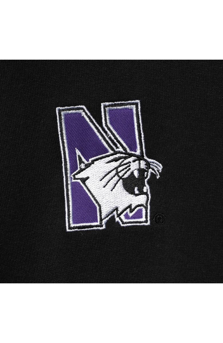 COLOSSEUM Men's Colosseum Black Northwestern Wildcats Tortugas Logo Quarter-Zip Jacket, Alternate, color, Black
