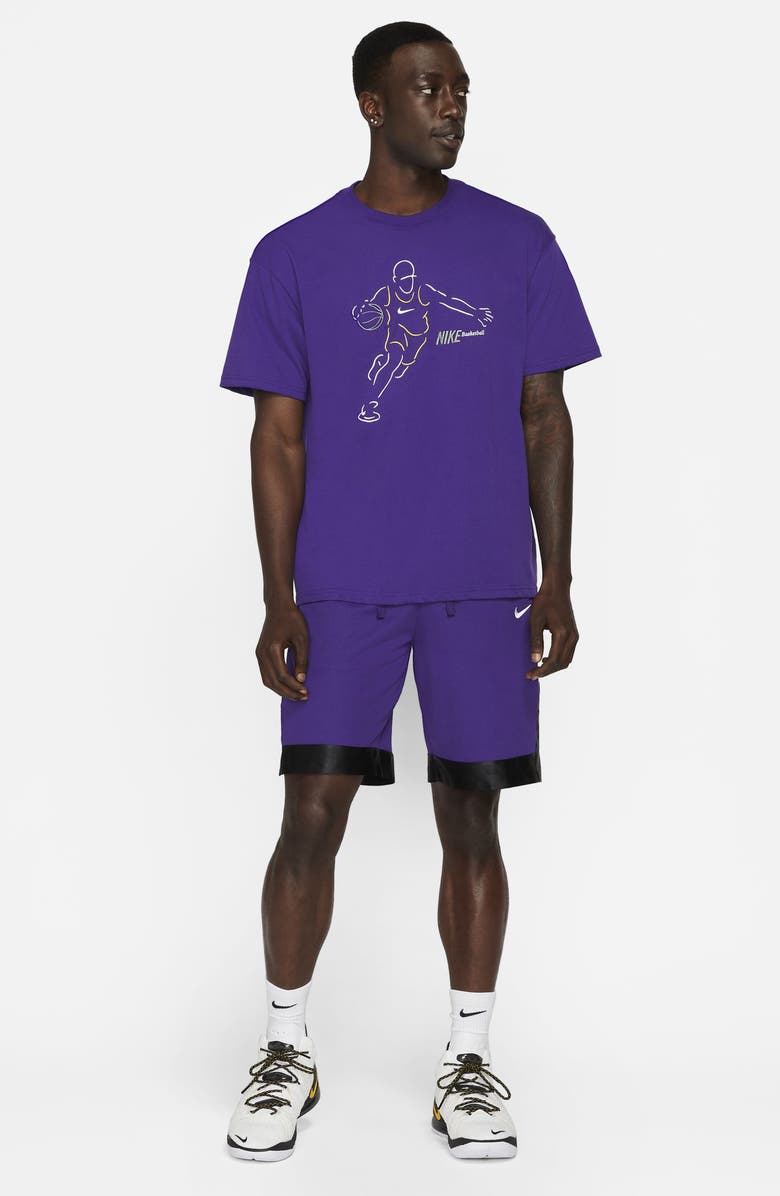 Nike Dri-FIT Elite Stripe Basketball Shorts, Alternate, color, 