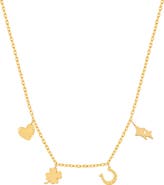 Estella Bartlett Love & Luck Charm Layer Necklace