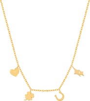 Estella Bartlett Love & Luck Charm Layer Necklace