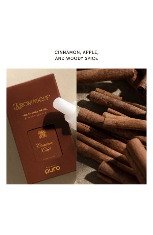 Pura X Aromatique Cinnamon Cider 2-pack Diffuser Fragrance Refills In Brown