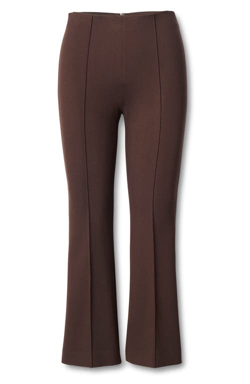 Rag & Bone Irina Ponte Kick Flare Pants In Brown