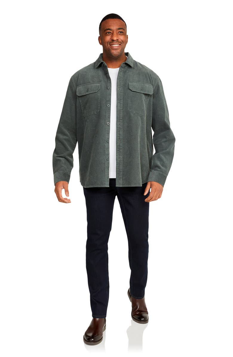 Johnny Bigg Stan Relaxed Fit Corduroy Overshirt, Alternate, color,