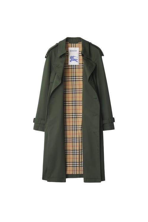Burberry Mid-length Gabardine Trench Coat