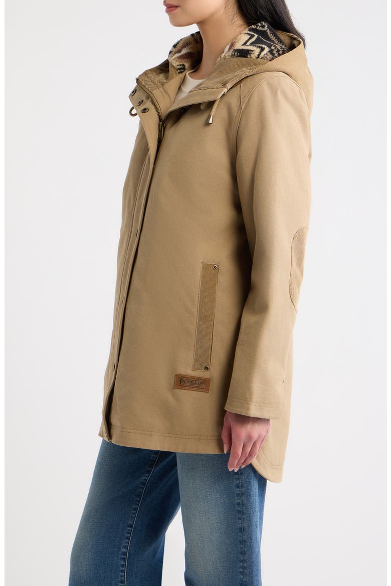 Cedar Creek Canvas Parka, Alternate, color, OLD OAK