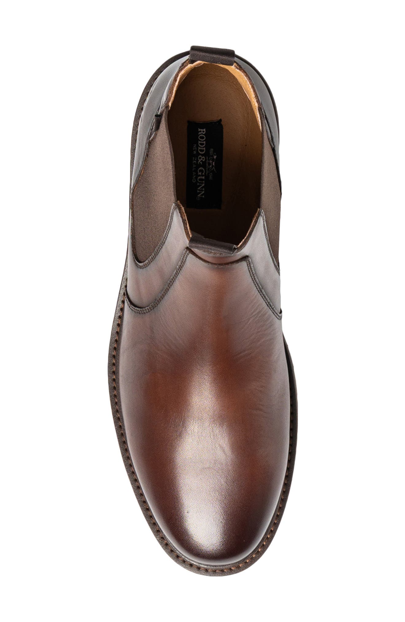 Brooklyn Chelsea Boot, Alternate, color, REDWOOD/ CHOCOLATE