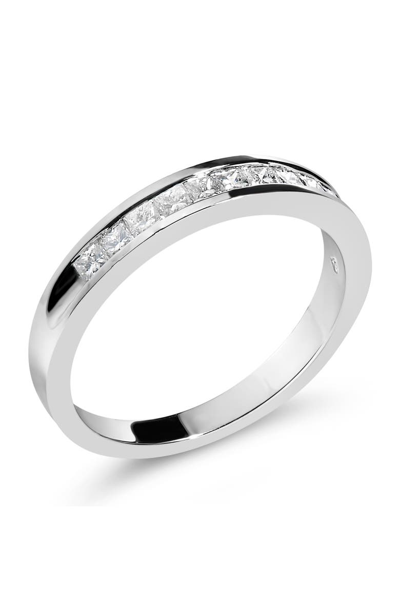 Haus of Brilliance IGI Certified 18K Gold 1/2Ctw Diamond Half Eternity Wedding Ring, Alternate, color, White Gold