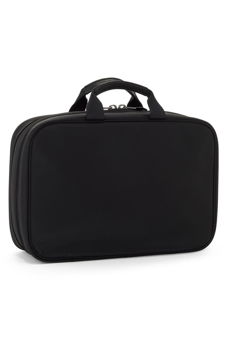 Madeline Cosmetics Case, Alternate, color, BLACK/ GUNMETAL