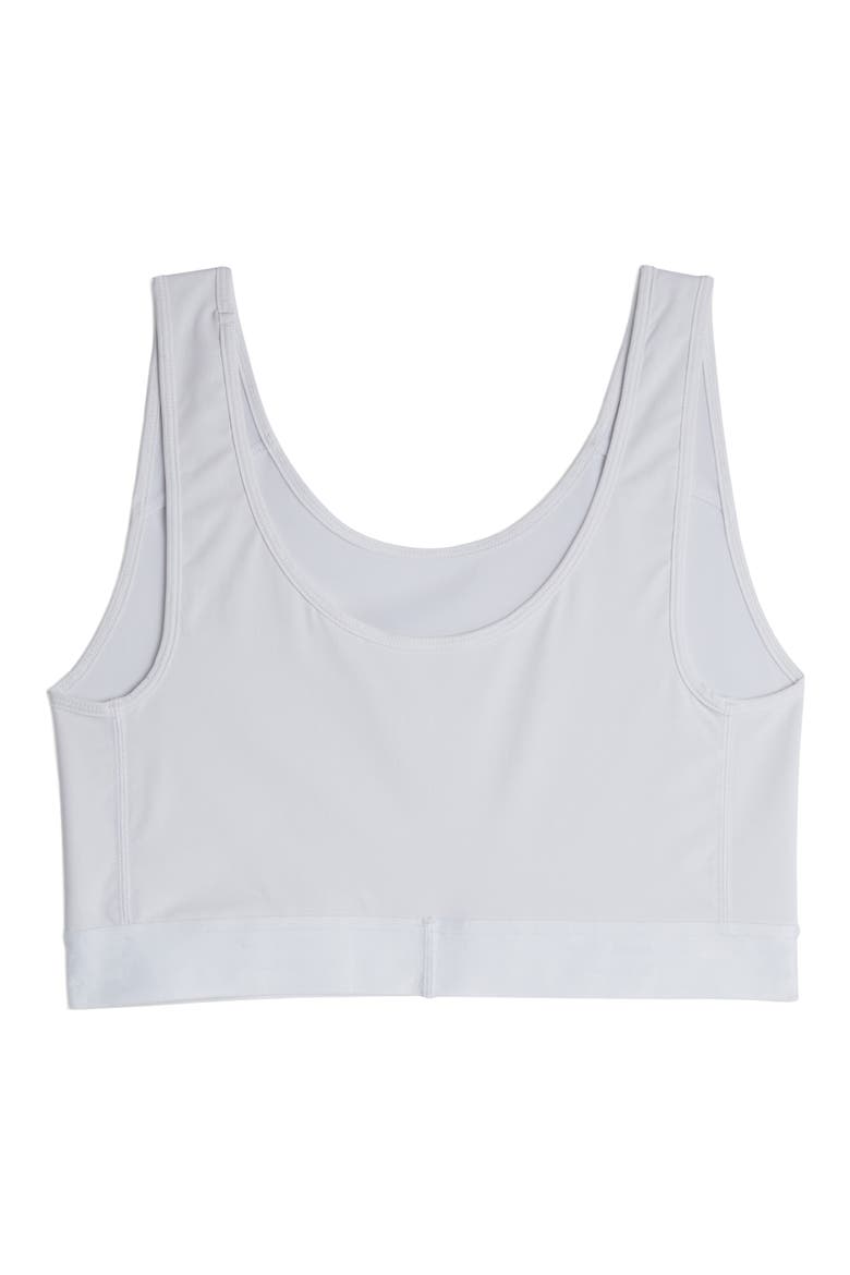 Compression Plus Crop Top, Alternate, color, WHITE