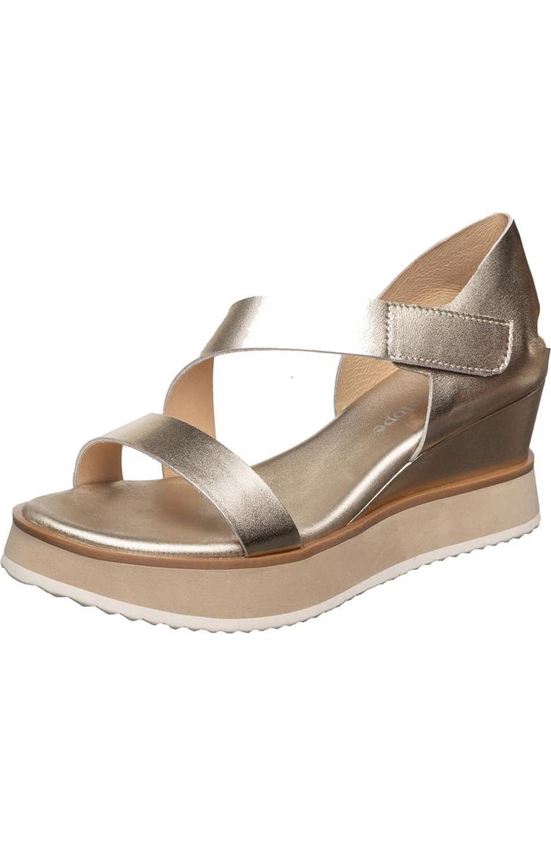 ANTELOPE Dorie Platform Wedge Sandal, Main, color, Champagne