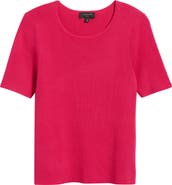 Tahari ASL Short Sleeve Sweater