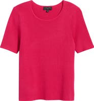 Tahari ASL Short Sleeve Sweater