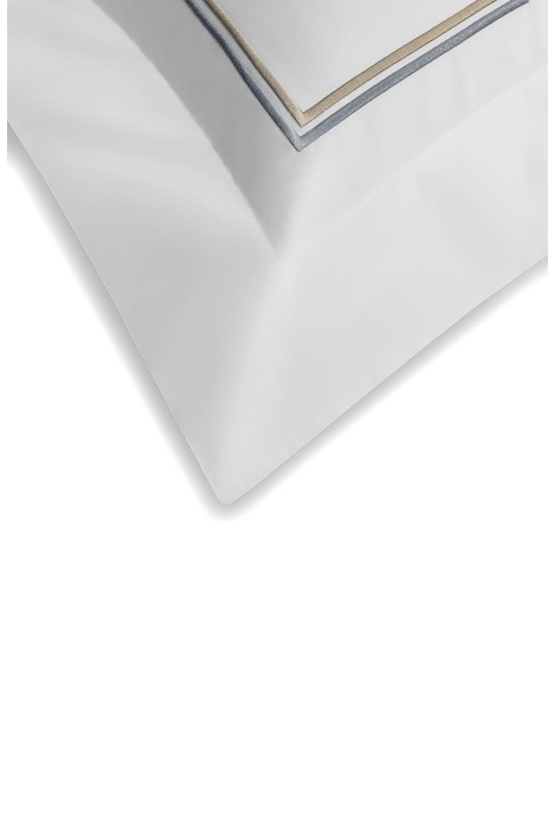 Metalisi Embroidery pillowcase, Alternate, color, White