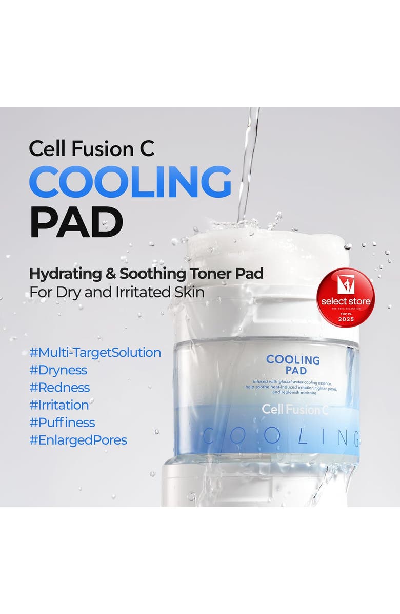 Cell Fusion Post Alpha Cooling Toner Pad, Alternate, color, Transparent White