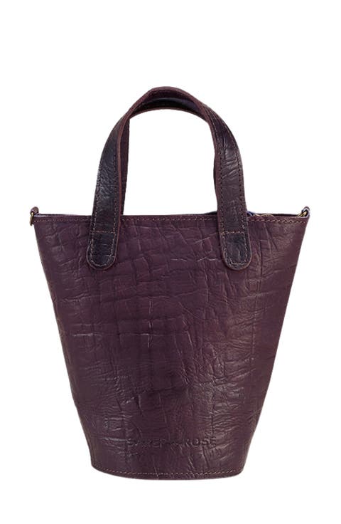 Sara Mini Leather Tote Bag