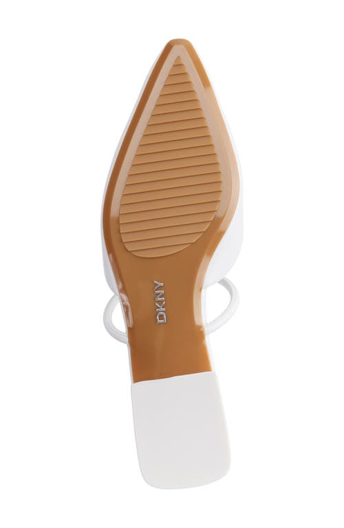 Dkny Cabbi Mary Jane Mule In White