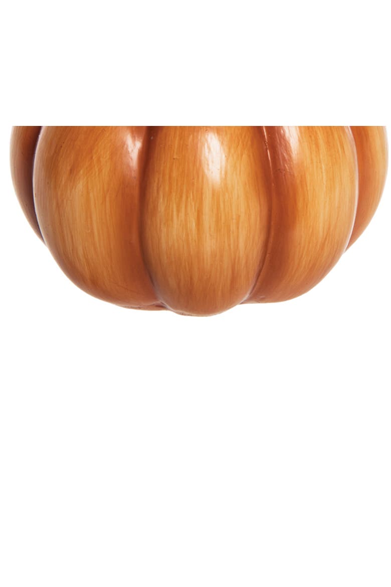 Harvest Pumpkin Card Holder Small Decorative Figurine 3", Alternate, color, Orange