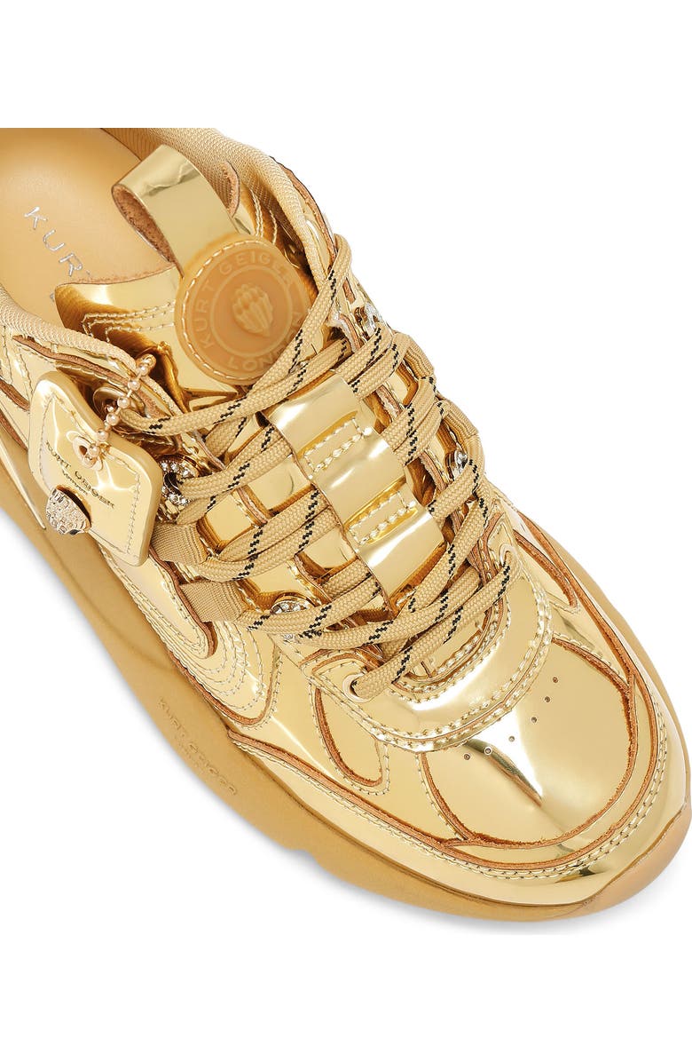 Kurt Geiger London Kurt Chunky Sole Sneaker, Alternate, color, Gold