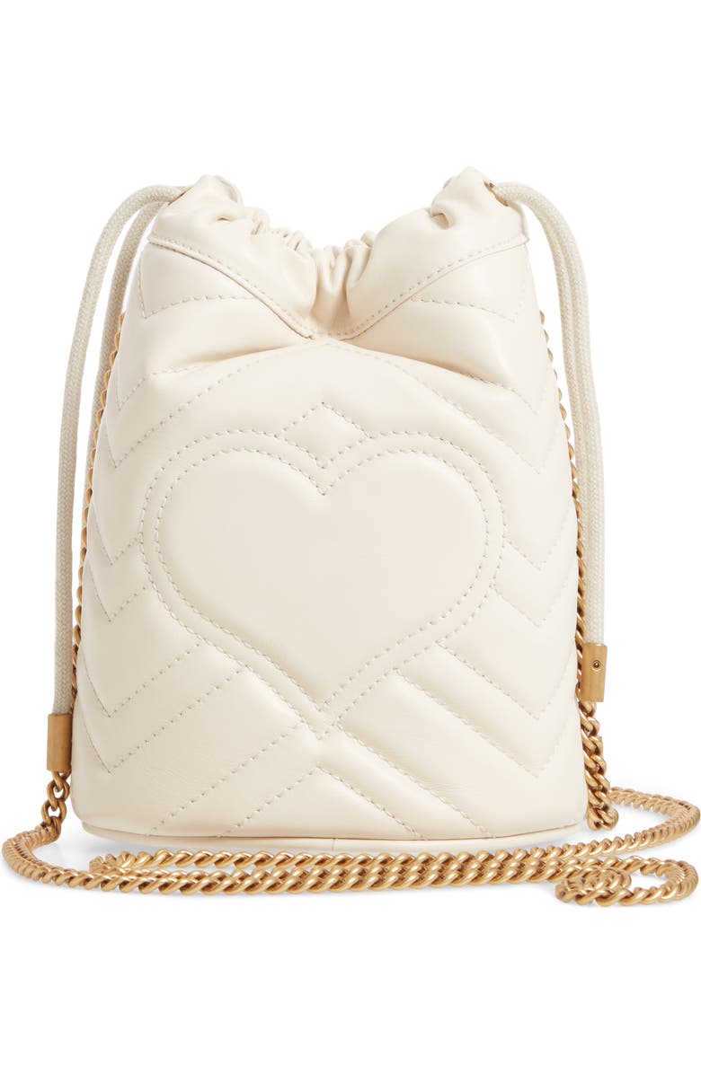 Gucci Mini Quilted Leather Bucket Bag, Alternate, color,