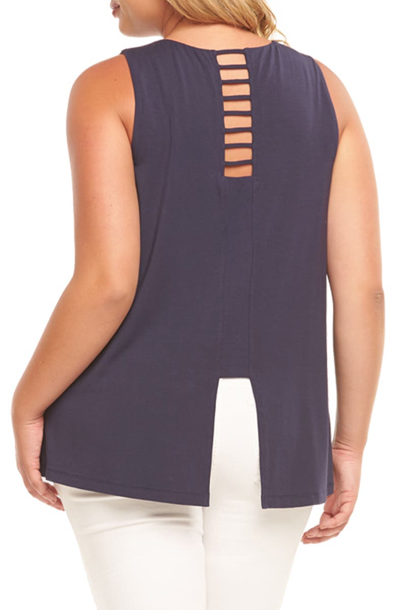 Tart Maxie Top, Alternate, color, Black Iris