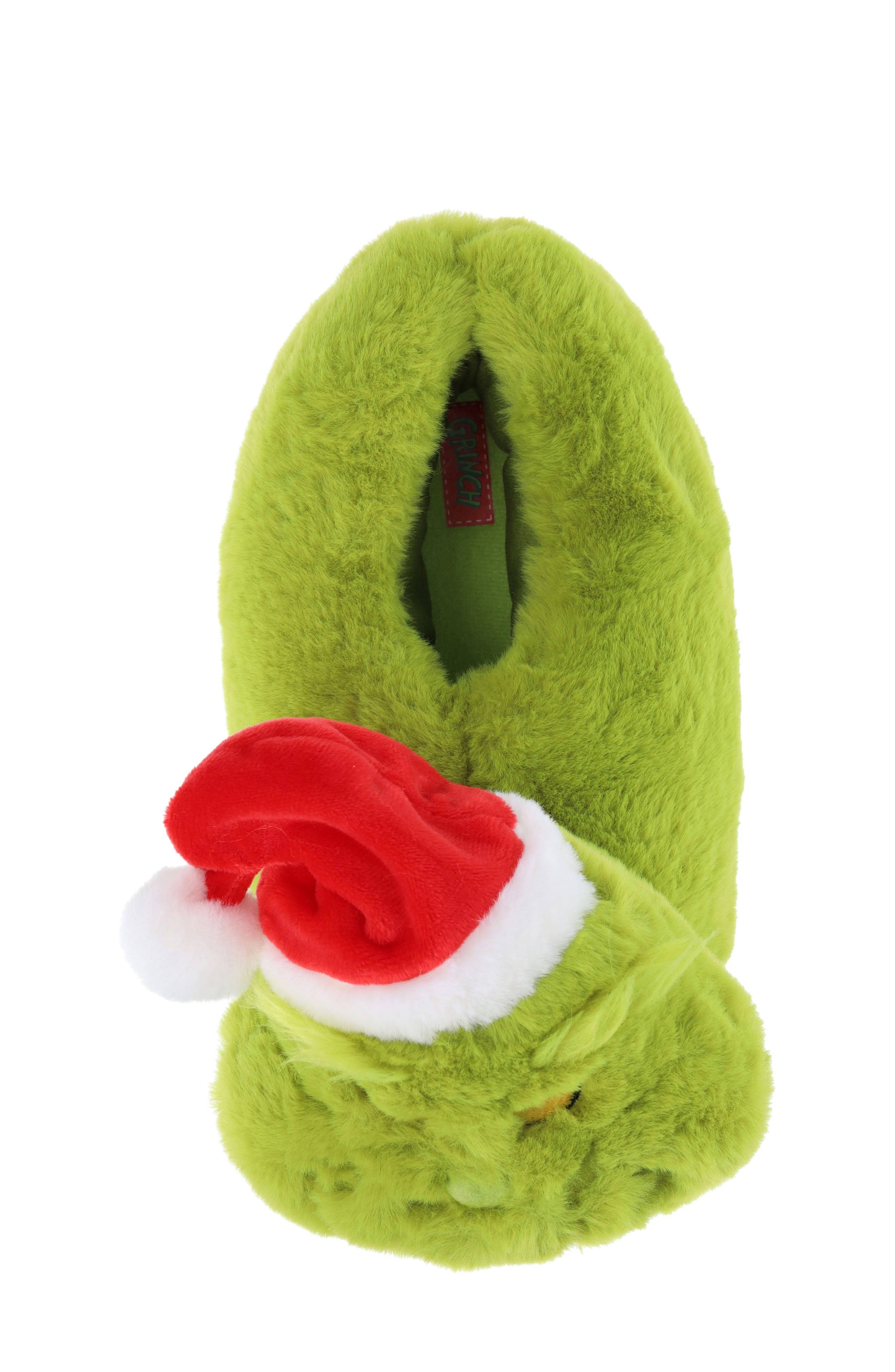 SG Footwear Kids' Grinch Slippers, Alternate, color, 
