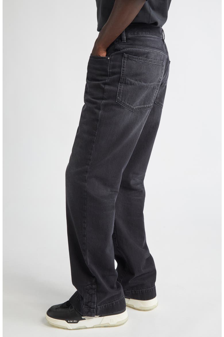 Straight Flare Jeans, Alternate, color, VINTAGE BLACK