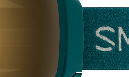 Smith 4d Mag 184mm Snow Goggles In Malachite/sun Black Gold