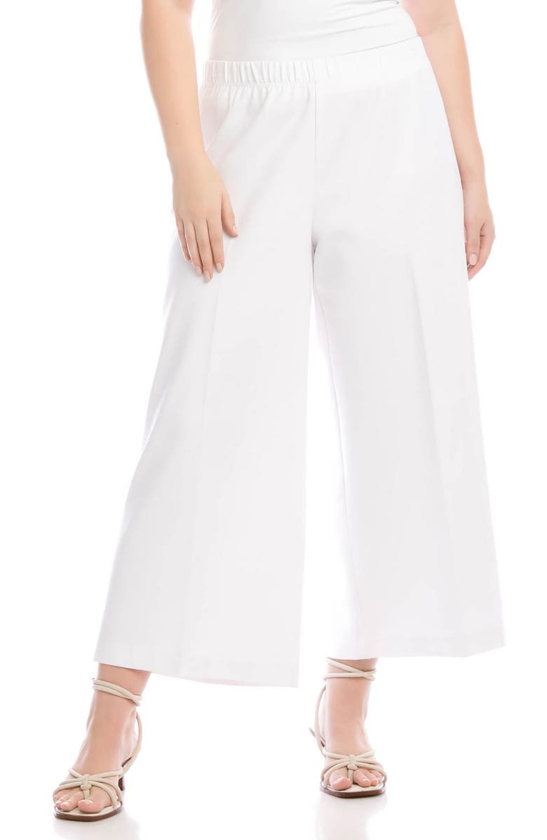 Karen Kane Crop Wide Leg Pants, Main, color, 
