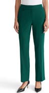 KASPER Flat Front Straight Leg Trousers